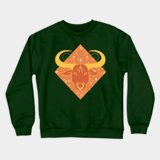 Taurus Bull (Orange) Crewneck Sweatshirt